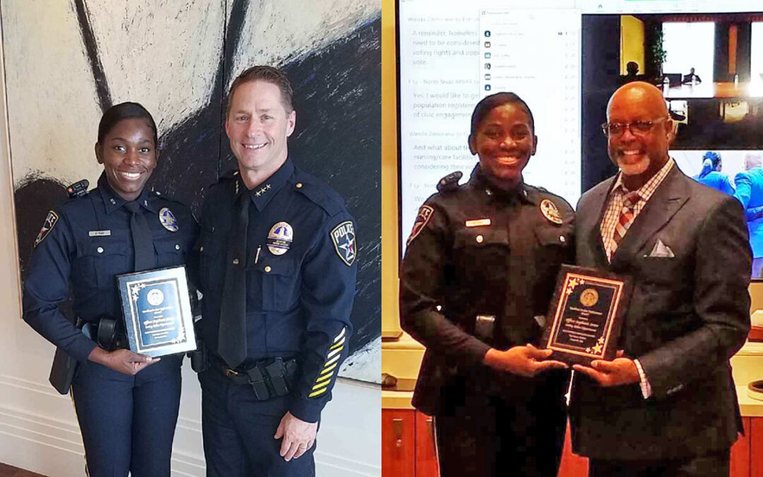 Officer Straw Awarded Officer of the Year